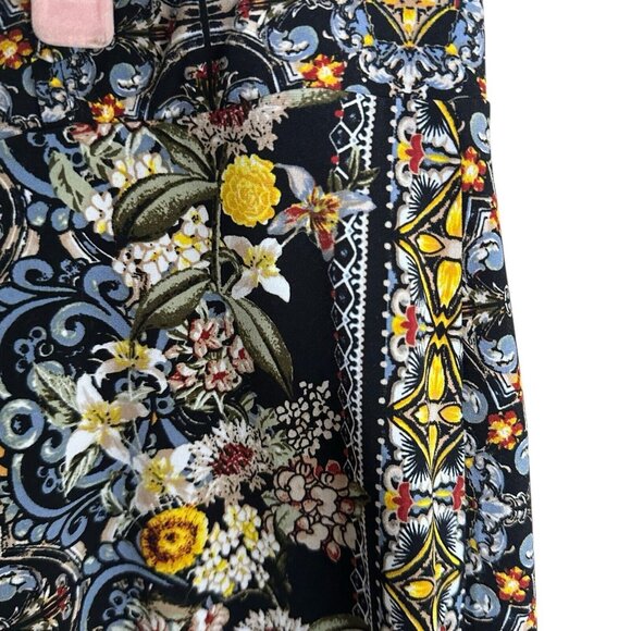 White House Black Market Floral Wide Leg Pants - Picture 5 of 11